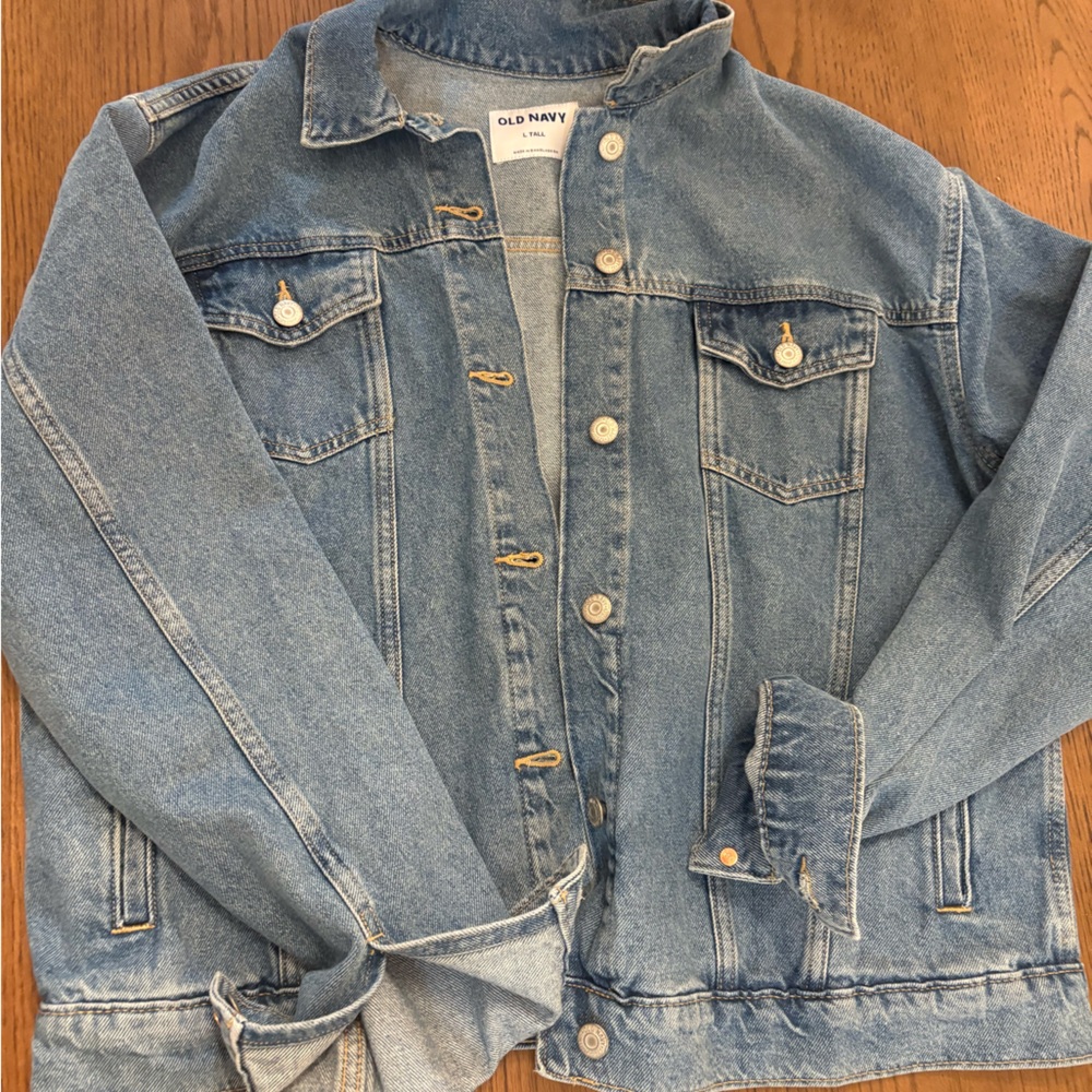Old Navy Light Blue Denim Jacket - Women's Casual Jean Jacket